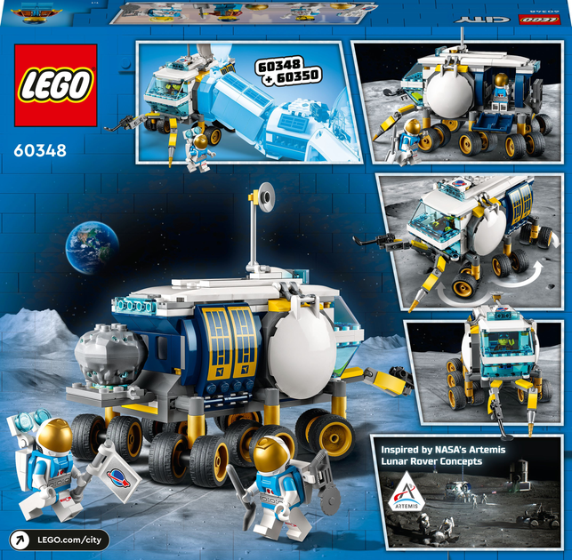 Zestaw klocków LEGO City Space Łazik księżycowy 275 elementów (60348) - obraz 7