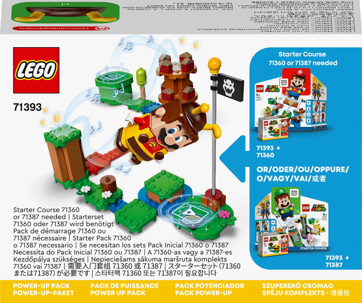 Конструктор LEGO Super Mario Набір посилень Маріо-бджола 13 деталей (71393) - зображення 13
