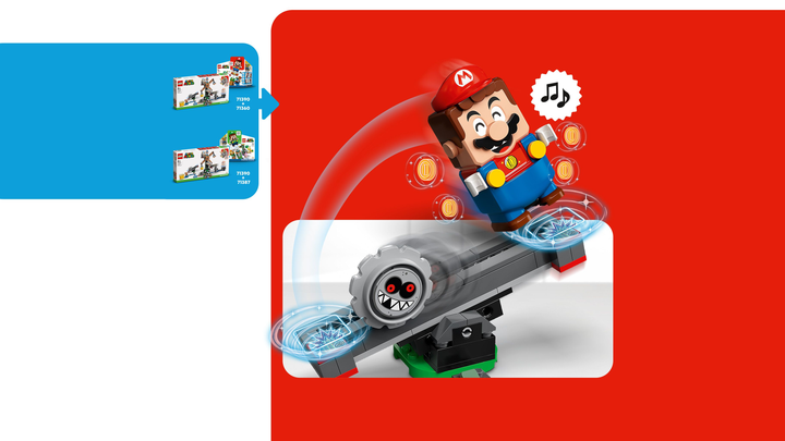 Zestaw klocków LEGO Super Mario Zestaw dodatkowy Walka z Reznorami 862 elementy (71390) - obraz 17