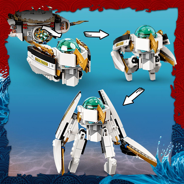 Zestaw klocków LEGO Ninjago Pływająca Perła 1159 elementów (71756) - obraz 7
