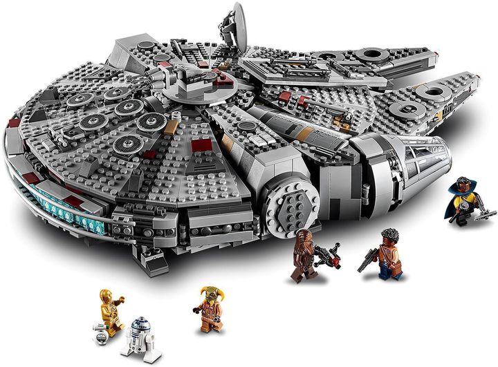 Zestaw klocków LEGO Star Wars Sokół Millennium 1351 element (75257) - obraz 9