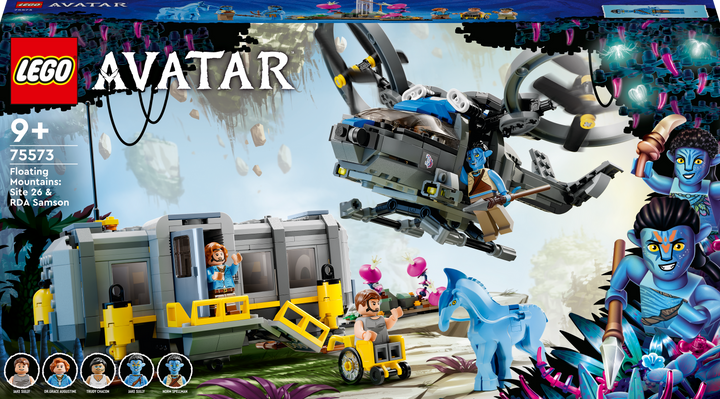 Конструктор LEGO Avatar Гори Алілуя: 26-а ділянка та вантажний конвертоплан «Самсон» 887 деталей (75573) - зображення 1