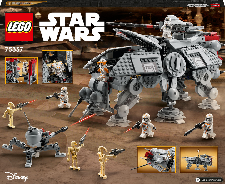 Конструктор LEGO Star Wars Крокохід AT-TE 1082 деталей (75337) - зображення 10