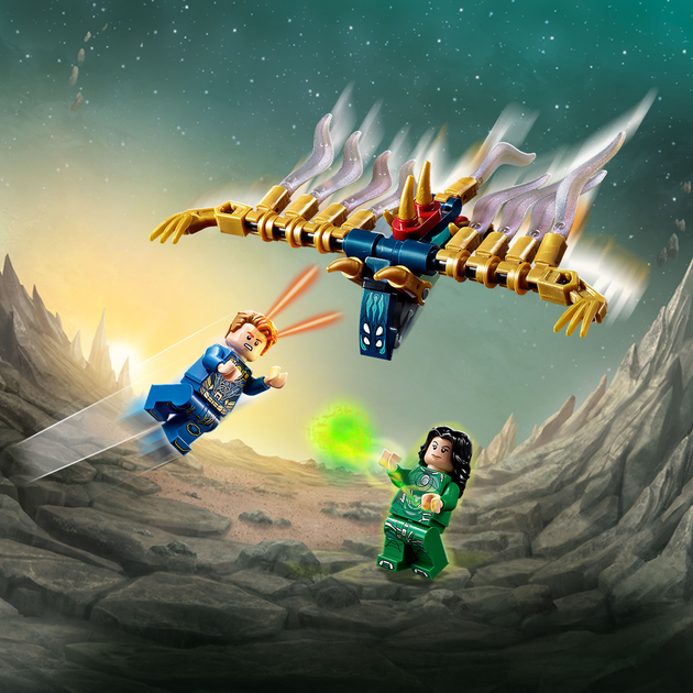 Конструктор LEGO Super Heroes Marvel Вічні перед обличчям Арішема 493 деталі (76155) - зображення 7