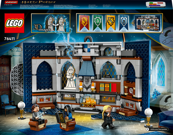 Конструктор LEGO Harry Potter Прапор гуртожитку Рейвенклов 305 деталей (76411) - зображення 10