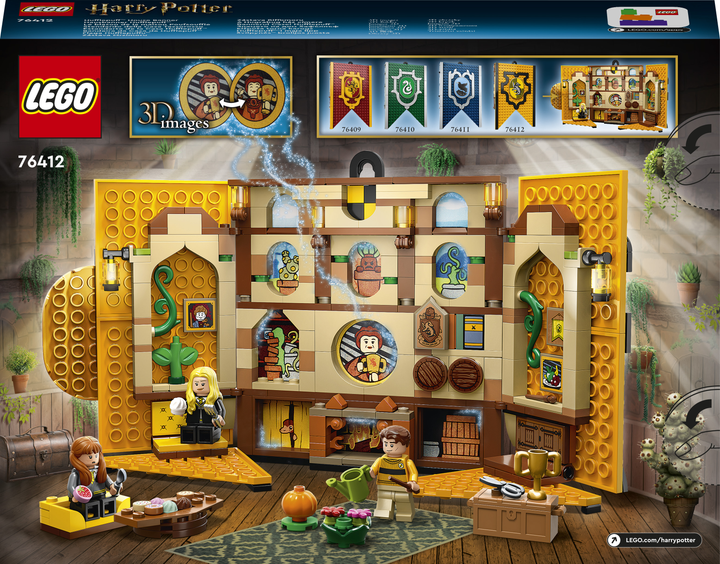 Конструктор LEGO Harry Potter Прапор гуртожитку Гафелпаф 313 деталей (76412) - зображення 10