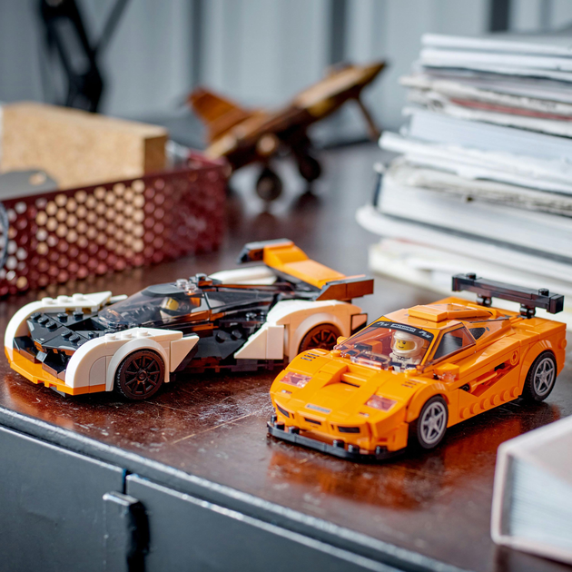 Конструктор LEGO Speed Champions McLaren Solus GT і McLaren F1 LM 581 деталь (76918) - зображення 8