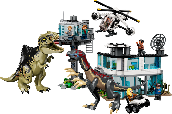 Конструктор LEGO Jurassic World Напад гіганотозавра та теризинозавра 810 деталей (76949) - зображення 9