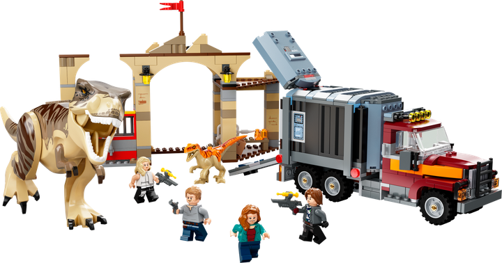Zestaw klocków LEGO Jurassic World Ucieczka tyranozaura i atrociraptora 466 elementów (76948) - obraz 9