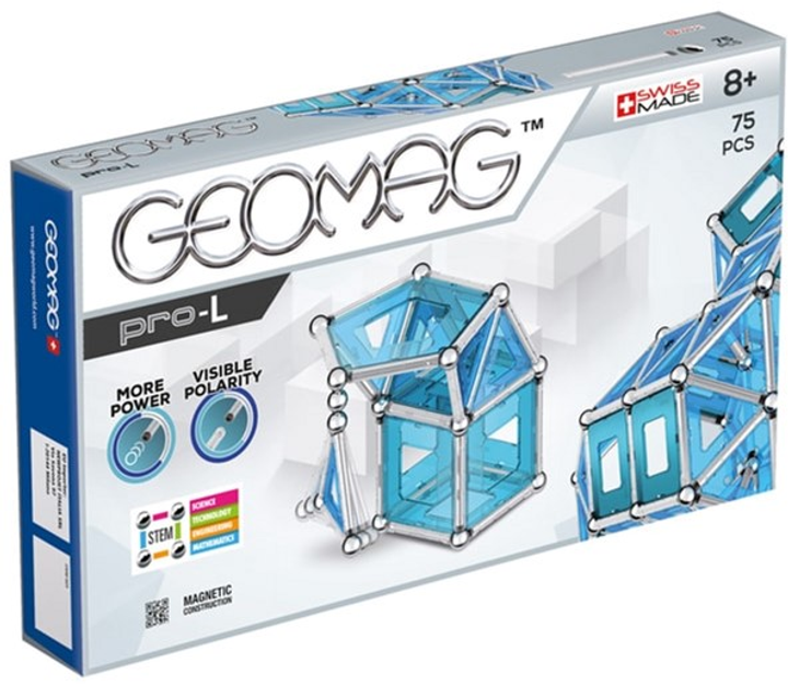 Klocki magnetyczne Geomag PRO-L 75 elementów (023) (871772000235) - obraz 1