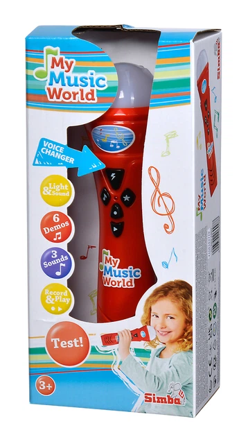 Simba Toys Fun mikrofon zmieniający głos z efektami świetlnymi 22 cm (106832489) - obraz 3