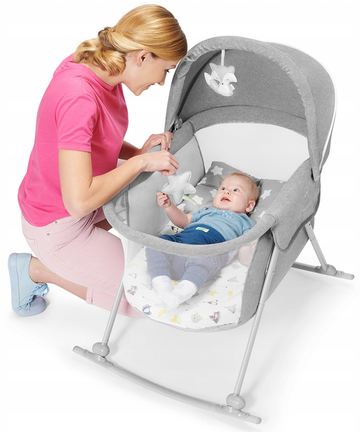 Люлька-гойдалка Kinderkraft Lovi Grey 3 в 1 (KKLLOVIGRY0000) (158788) - зображення 13