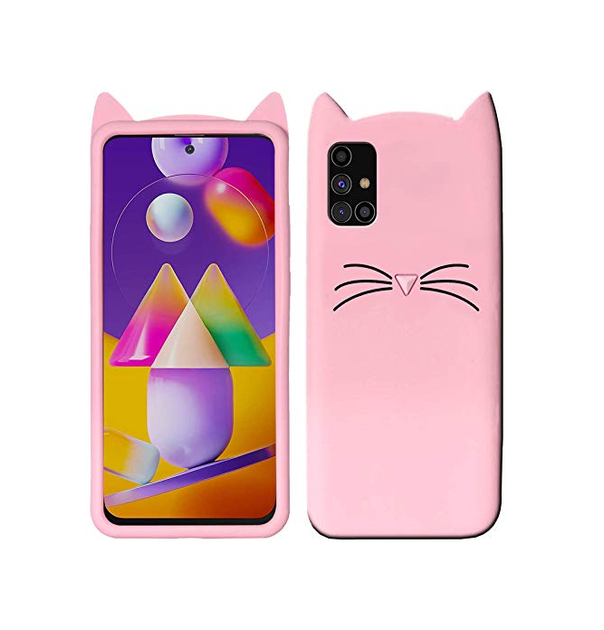 3D Чехол для Samsung GalaxyA71 (SM-A715FZ) Котик с ушками и усиками - Фото 1 3D Чехол для Samsung GalaxyA71 (SM-A715FZ) Котик с ушками и усиками - изображение 1