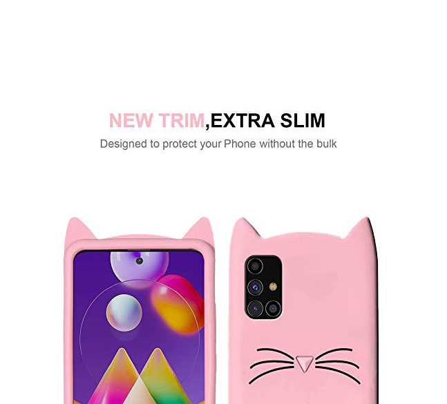 3D Чехол для Samsung GalaxyA71 (SM-A715FZ) Котик с ушками и усиками - Фото 4 3D Чехол для Samsung GalaxyA71 (SM-A715FZ) Котик с ушками и усиками - изображение 4