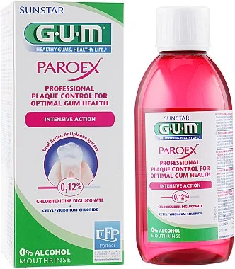 Ополіскувач для ротової порожнини Gum Paroex, 0.12%, 5 л (без помпи) - Фото 1 Ополіскувач для ротової порожнини Gum Paroex, 0.12%, 5 л (без помпи) - зображення 1