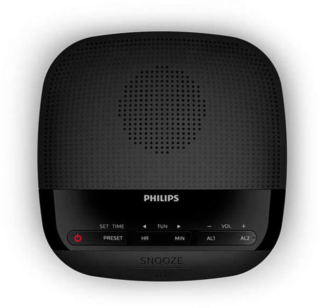 Настільний годинник Philips TAR3205 Black (TAR3205/12)-PL - зображення 3