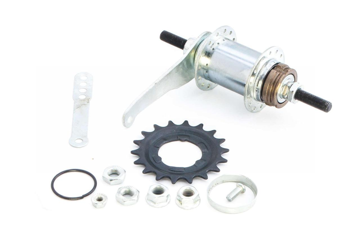 Втулка заднего колеса велосипеда (36 спиц, ножной тормоз, червячная ...