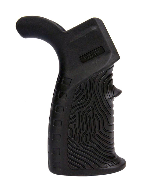 Пистолетная рукоятка DLG Tactical (DLG-123) для AR-15 (полимер) обрезиненная, черная - изображение 1