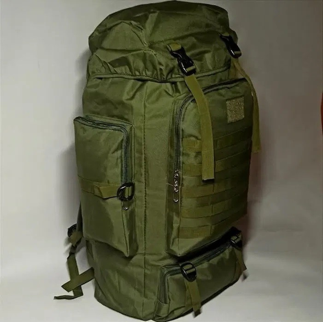 Рюкзак військовий тактичний армійський 70л Зелений - зображення 1