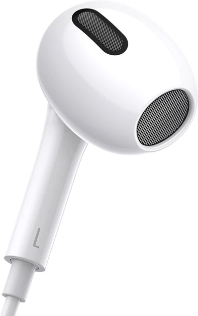 Навушники Baseus Encok 3.5 мм lateral in-ear Wired Earphone H17 White (NGCR020002) - Фото 5 Навушники Baseus Encok 3.5 мм lateral in-ear Wired Earphone H17 White (NGCR020002) - зображення 5