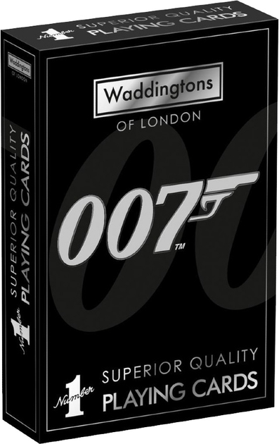 Набір гральних карт Winning Moves Waddingtons — James Bond (WM00383-EN1-12) (5036905039642) - зображення 1