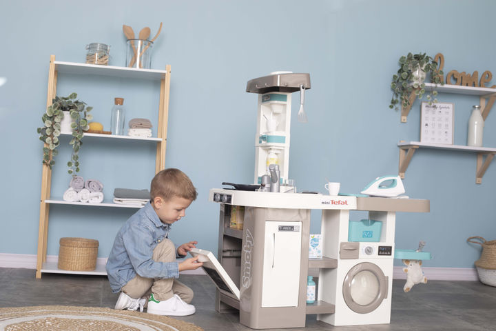Zestaw interaktywny Smoby Toys 2w1 Tefal Kuchnia + Pranie (311050) (3032163110507) - obraz 7