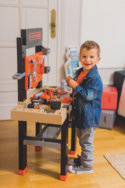 Zestaw do gry Smoby Black+Decker Masterskaya 92 akcesoria (360727) (3032163607274) - obraz 5