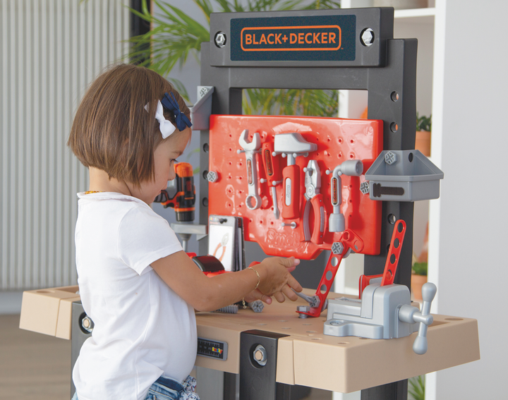 Zestaw do gry Smoby Black+Decker Masterskaya 92 akcesoria (360727) (3032163607274) - obraz 6