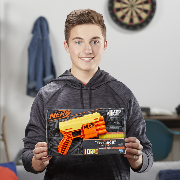 Бластер Hasbro Nerf Alpha Strike Nerf Fang QS-4 (E6973) (5010993624126) - зображення 3