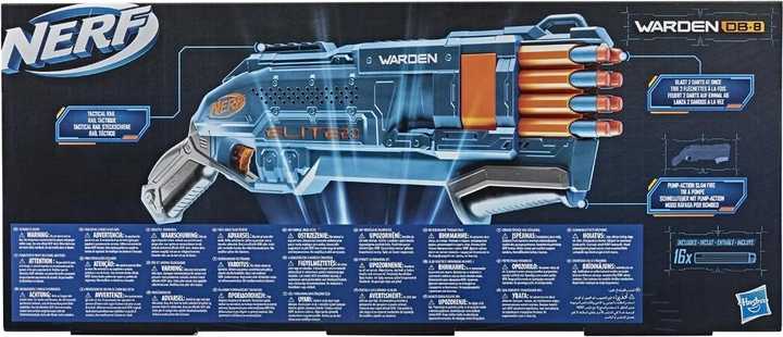 Blaster Hasbro Nerf Elite 2.0 Warden (E9959) - obraz 2