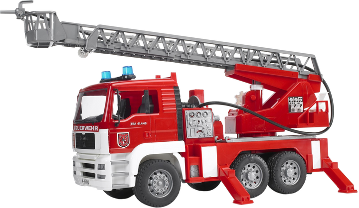 Пожежна машина Bruder зі сходами (02771) - зображення 1