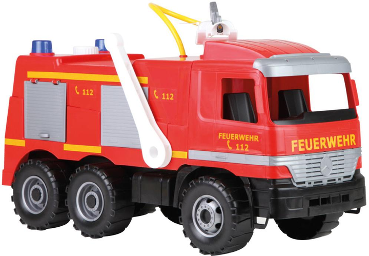 Пожежна машина Lena Actros з наліпками (02058) - зображення 1