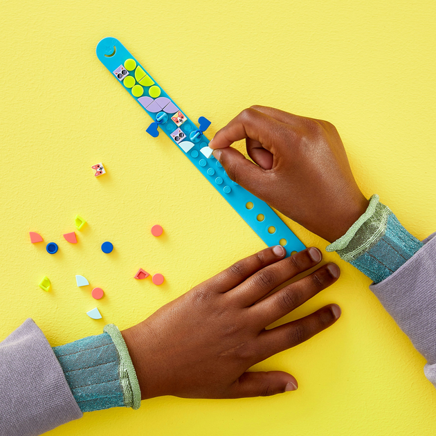 Konstruktor LEGO DOTs Bransoletka Moje zwierzaki 37 części (41801) - obraz 6