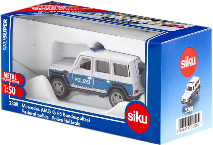 Samochód osobowy Siku Mercedes-AMG G65 biało/niebieski (2308) (4006874023080) - obraz 4