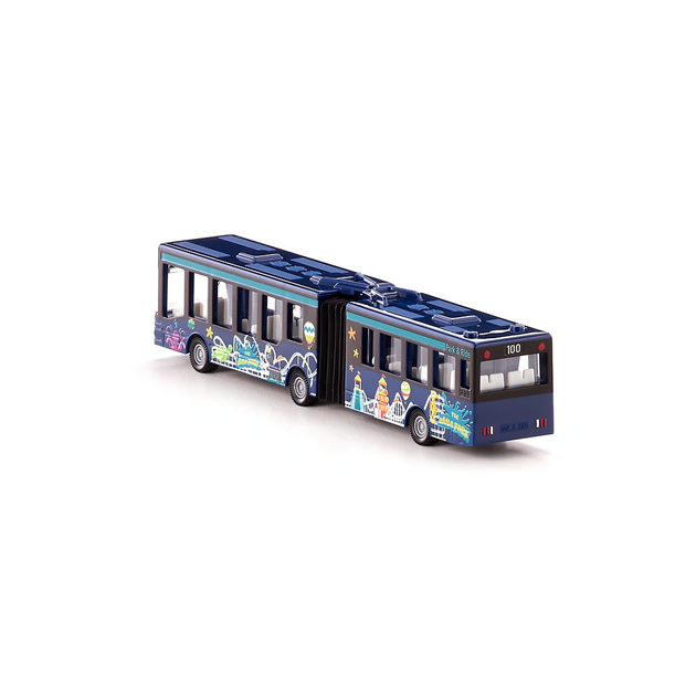 Model Siku 1:55 MAN Bus niebieski (1617) - obraz 4