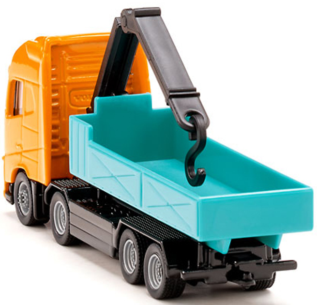 Siku Super Volvo FH wywrotka z dźwigiem pomarańczowy/zielony (1683) (4006874016839) - obraz 3