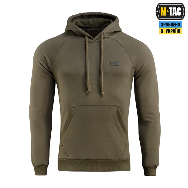 Кофта XL Raglan Olive M-Tac Hoodie Hard Dark Cotton - Фото 2 Кофта XL Raglan Olive M-Tac Hoodie Hard Dark Cotton - зображення 2