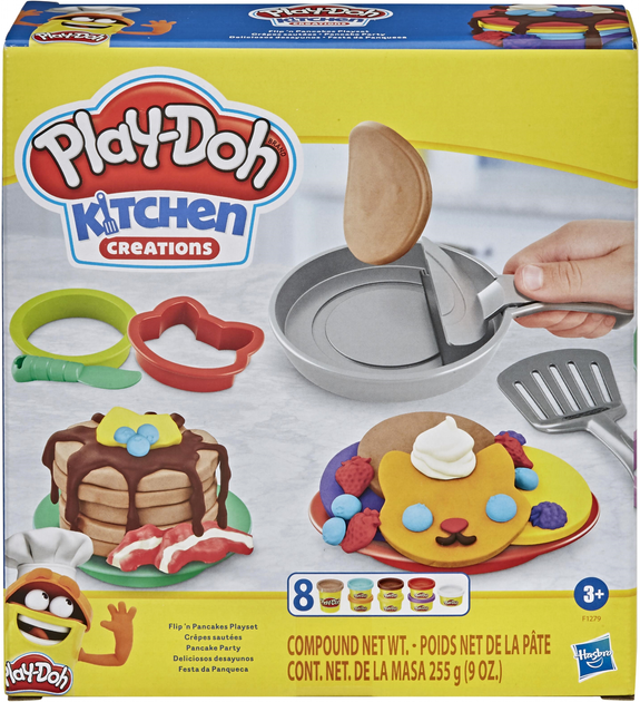 Ігровий набір Hasbro Play-Doh Летючі млинці (F1279) - зображення 1