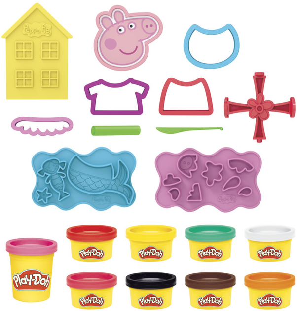 Ігровий набір Hasbro Play-Doh Свинка Пеппа стильний сет (F1497) - зображення 3