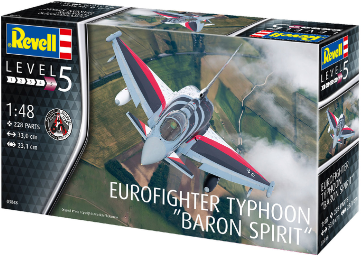 Złożony model Revell Wielozadaniowy myśliwiec Typhoon Baron Spirit. Skala 1:48 (03848) - obraz 1