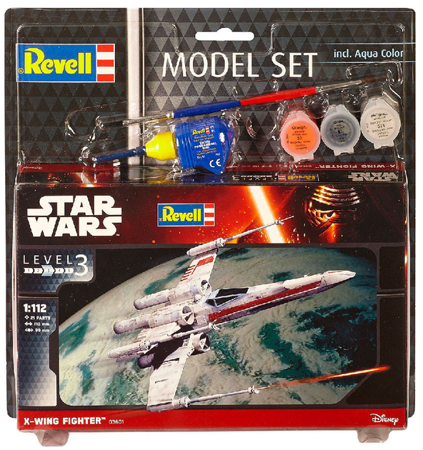 Збірна модель Revell Зоряний винищувач X-крило. Масштаб 1:112 (RVL-63601) (4009803636016) - зображення 1