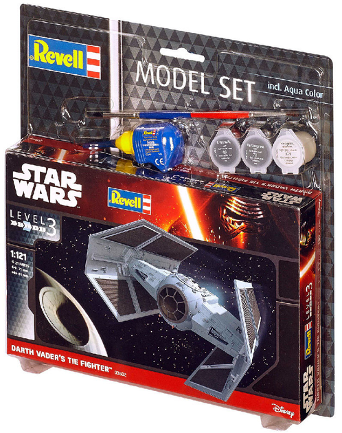Zmontowany model myśliwca Revell Zvezdny SID Darth Vader. Skala 1:121 (MR-63602) - obraz 2