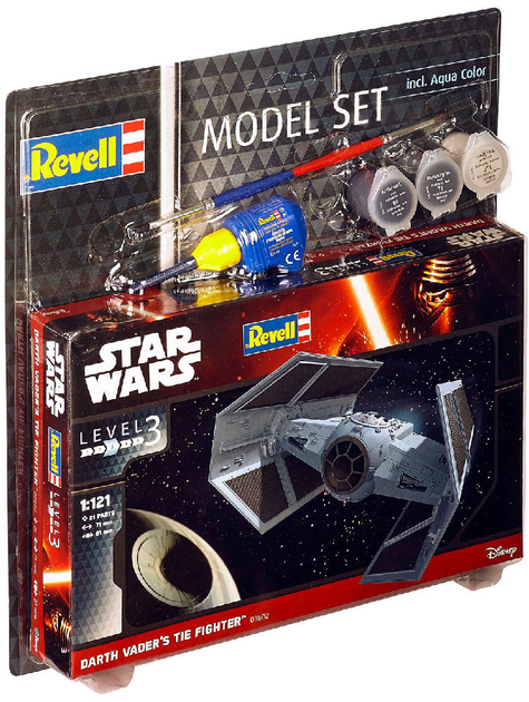 Zmontowany model myśliwca Revell Zvezdny SID Darth Vader. Skala 1:121 (MR-63602) - obraz 3