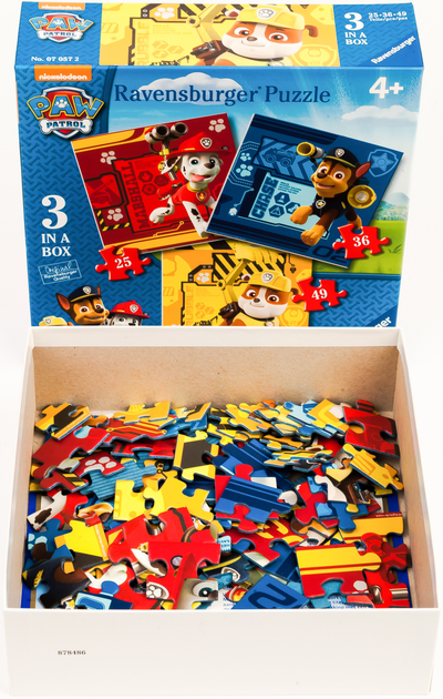 Ravensburger zestaw puzzli 3 w 1 Paw Patrol 25/36/49 elementów (07057) - obraz 3