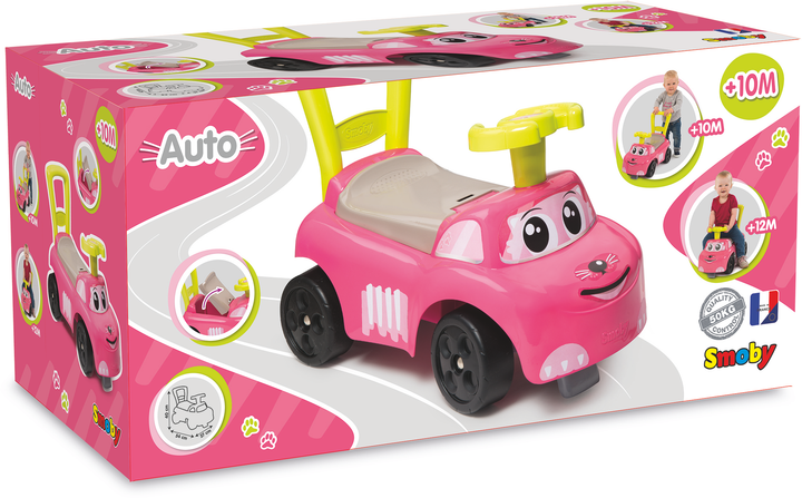 Dziecięca maszyna do łyżwiarstwa Smoby Toys 54 x 27 x 40 cm Różowy kot (7600720524) - obraz 1