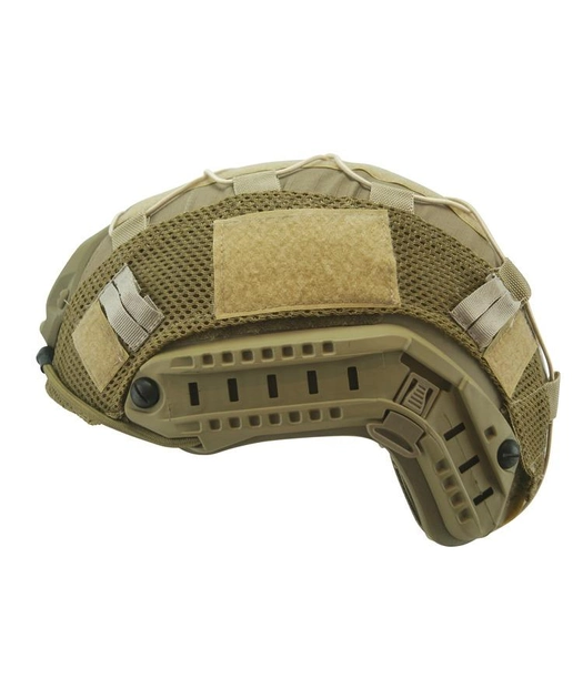 Чохол на шолом KOMBAT Tactical Fast Helmet COVER Uni койот (kb-tfhc-coy) - зображення 2