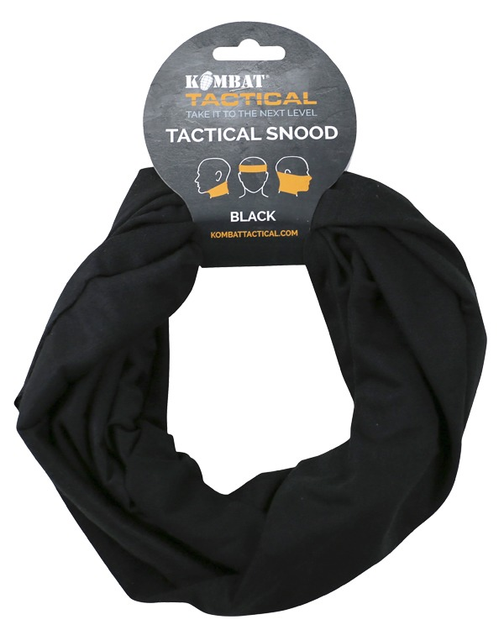 Баф KOMBAT UK Tactical Snood Uni чорний (kb-ts-blk) - зображення 1