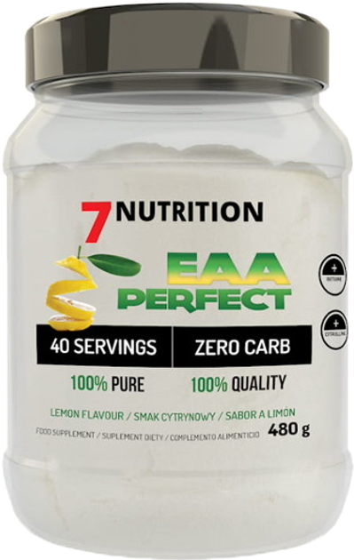 Suplement diety 7nutrition EAA Perfect 480g Cytryna (5901597314271) - obraz 1