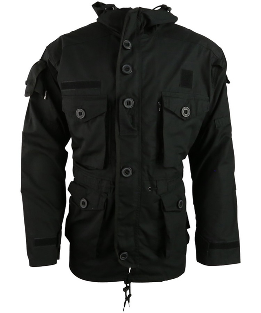 Куртка тактична KOMBAT UK SAS Style Assault Jacket L мультікам чорний (kb-sassaj-btpbl) - изображение 2