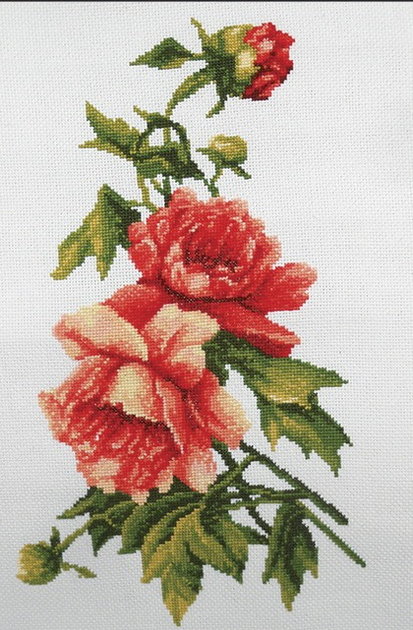 Наборы для вышивания крестом цветы